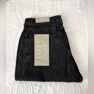 NWT Everlane Curvy 90s Cheeky Jean - size 33, washed black